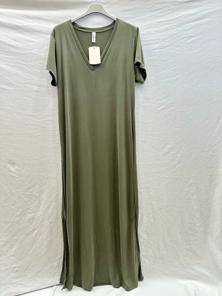 Mimi & Gogo – Engroshandel Kjole - Dame – Lang Flydende Kjole @130782_RLFluide3