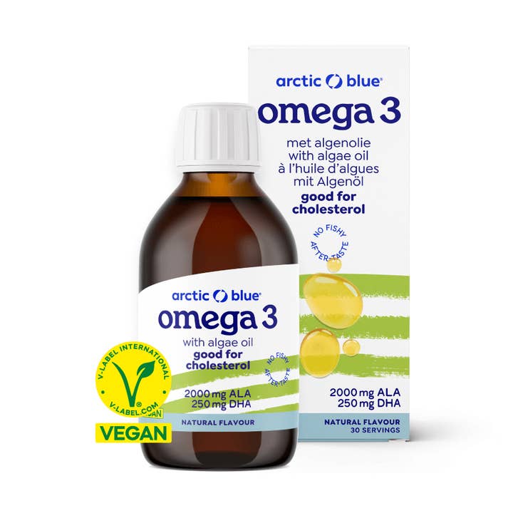 Olio di alghe DHA e olio di lino ALA - Vegan (flacone da 150 ml) per la vendita all'ingrosso da parte di Arctic Blue
