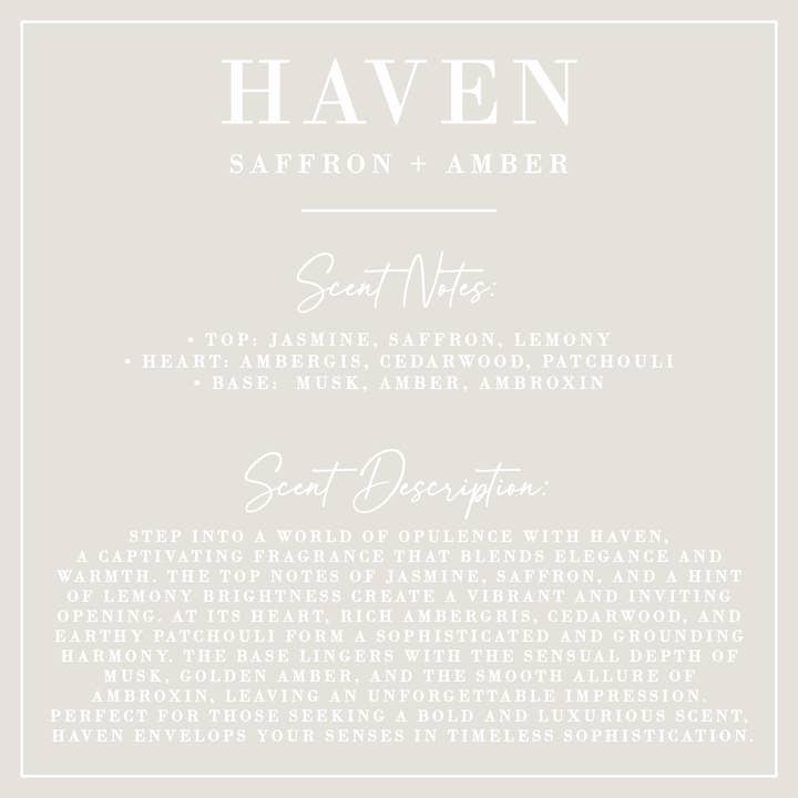 Porter Lane Home - Wholesale Pot/gevulde kaars - HAVEN | Saffraan + Amber Kaars | Signature Collectie1