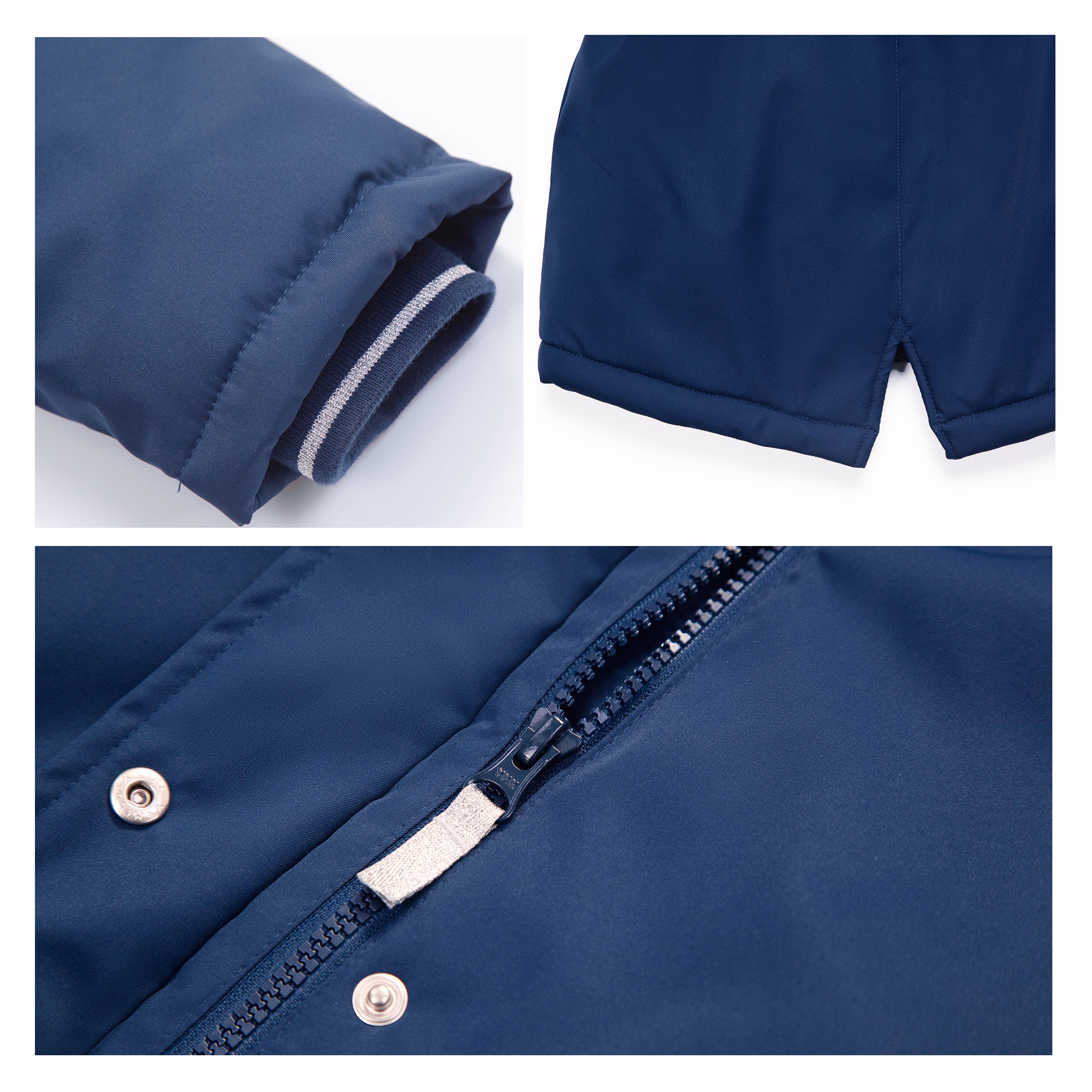 Rokka & Rolla - Wholesale Parka - Kids - Girls' Hooded Parka Jacket Fleece Lined Winter Coat20