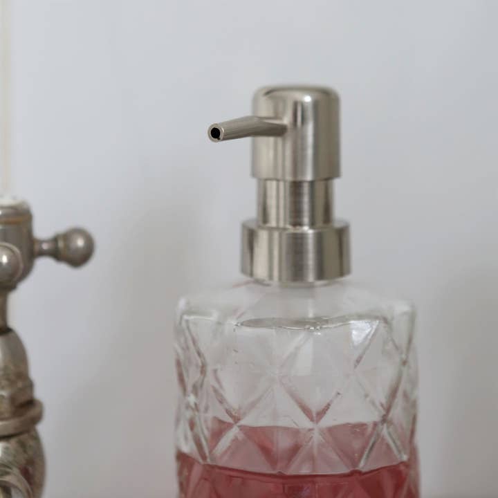 Rinkit Ltd - Wholesale Soap Dispenser - Prism Glass Soap Dispenser - 330ml - By Harbour Housewares