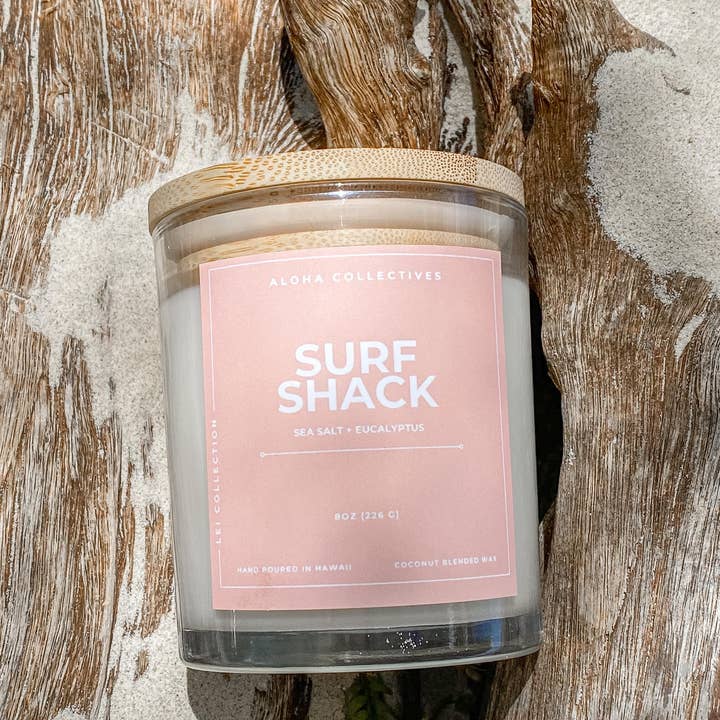 Aloha Collectives - Wholesale Jar/Filled Candle - Surf Shack