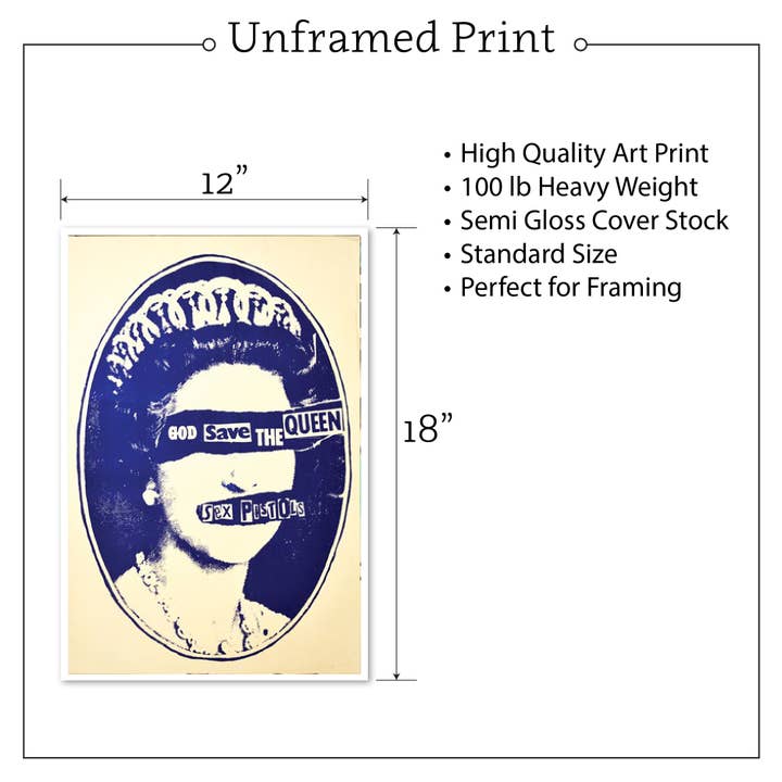 Black Market Art - Wholesale Kunstprint - Red de Koningin - Concertposter Kunstdruk3