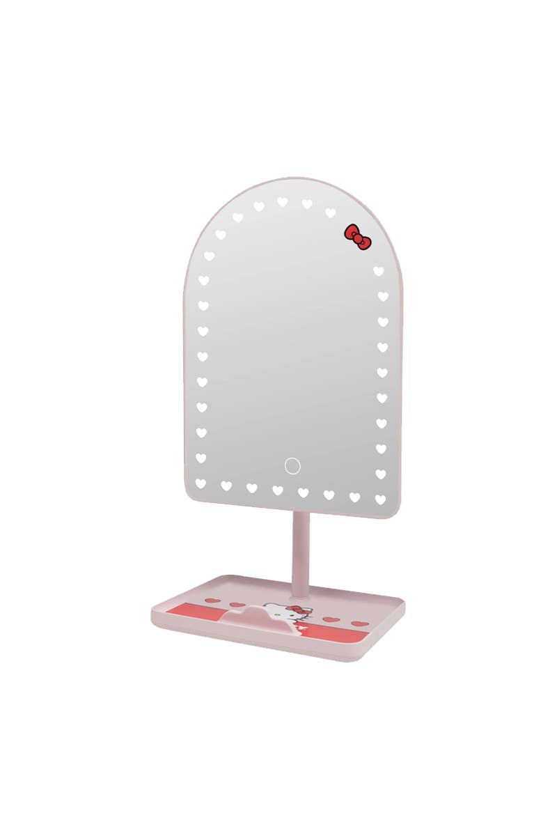 PINEAPPLE Beauty - Wholesale Vanity Mirror - Impressions Vanity IVMM-HKHRTSM454-PNK Hearts LED Mirror - 11