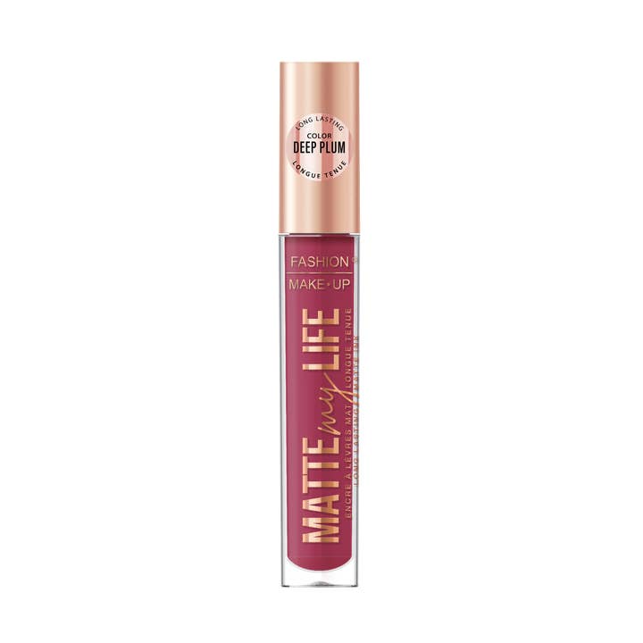 LIPGLOSS "MATTE MY LIFE" N°02 - DEEP PLUM - FMU for wholesale by BEAUTY FOULE DIFFUSION