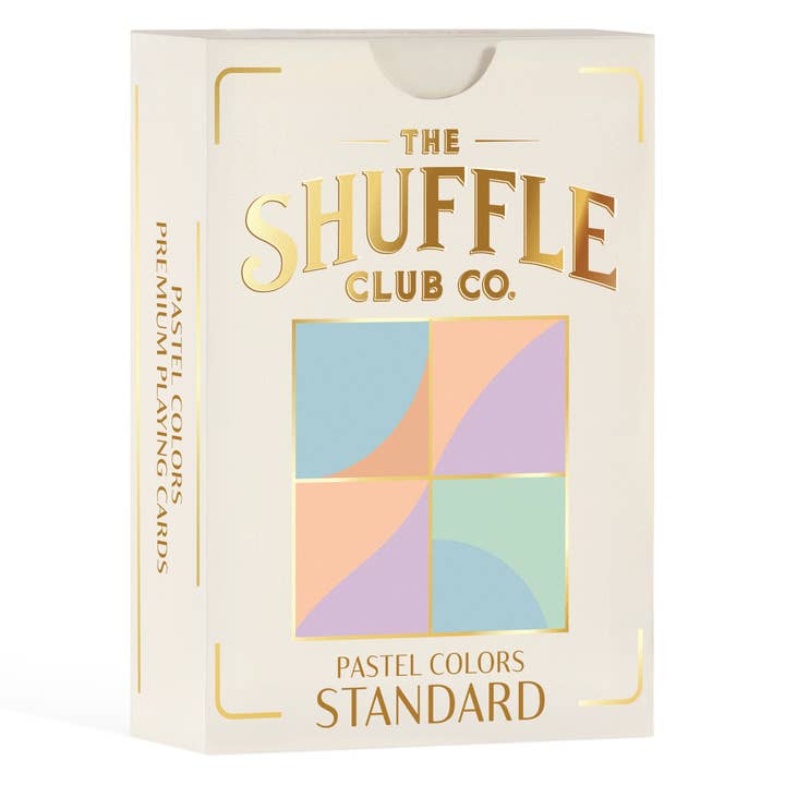 Pastel Colored Playing Cards (Standard) for wholesale by Shuffle Club Co
