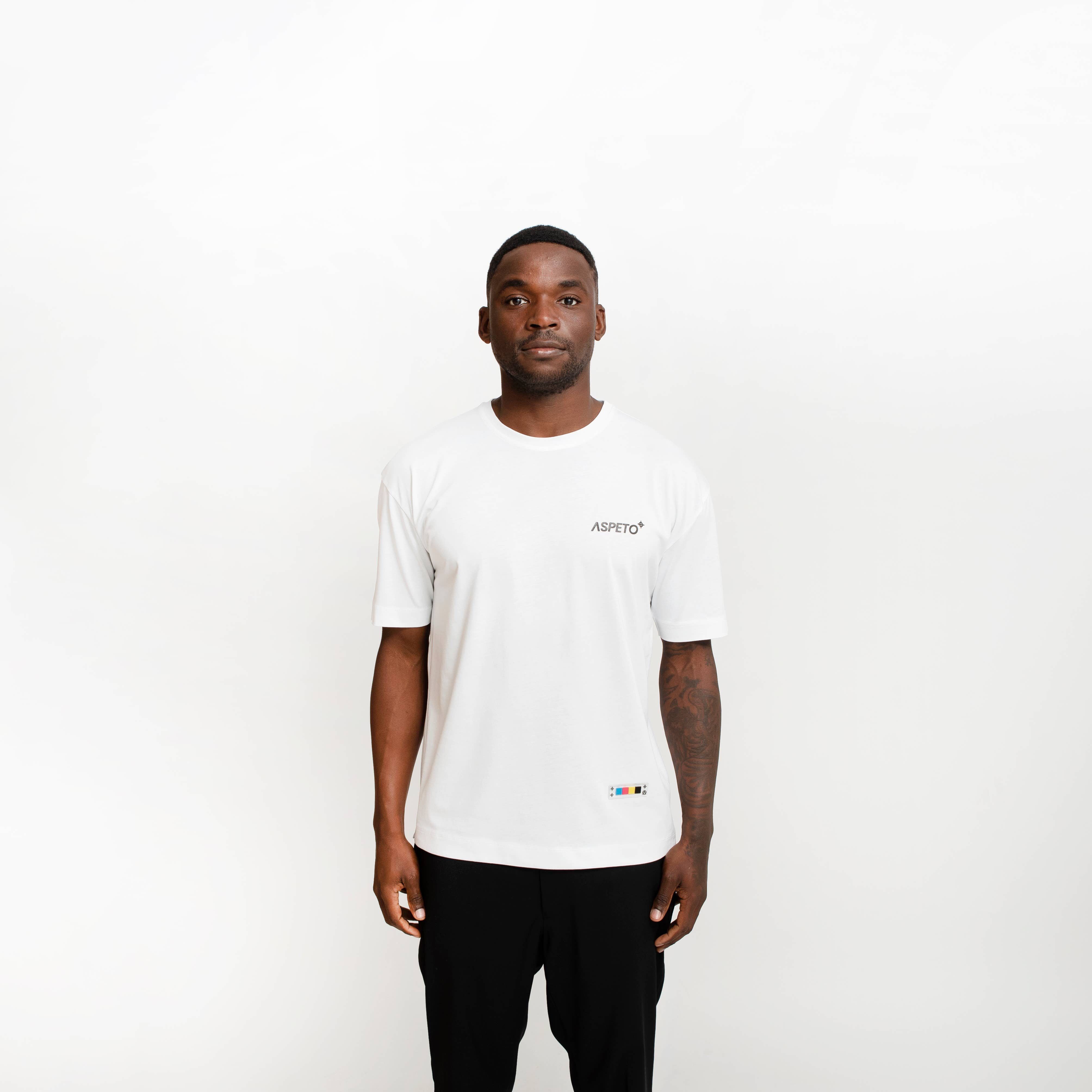 White A+3D SKETCH T-SHIRT for wholesale on Faire0