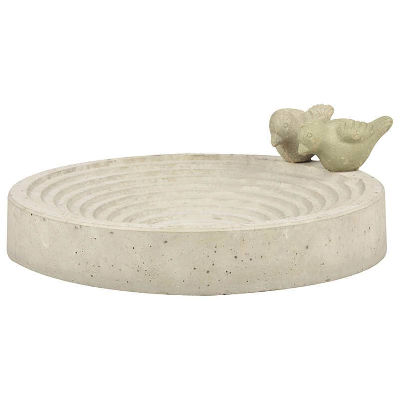 Esschert Design USA - Wholesale Bird Bath - Bird Bath w/Birds, Concrete0