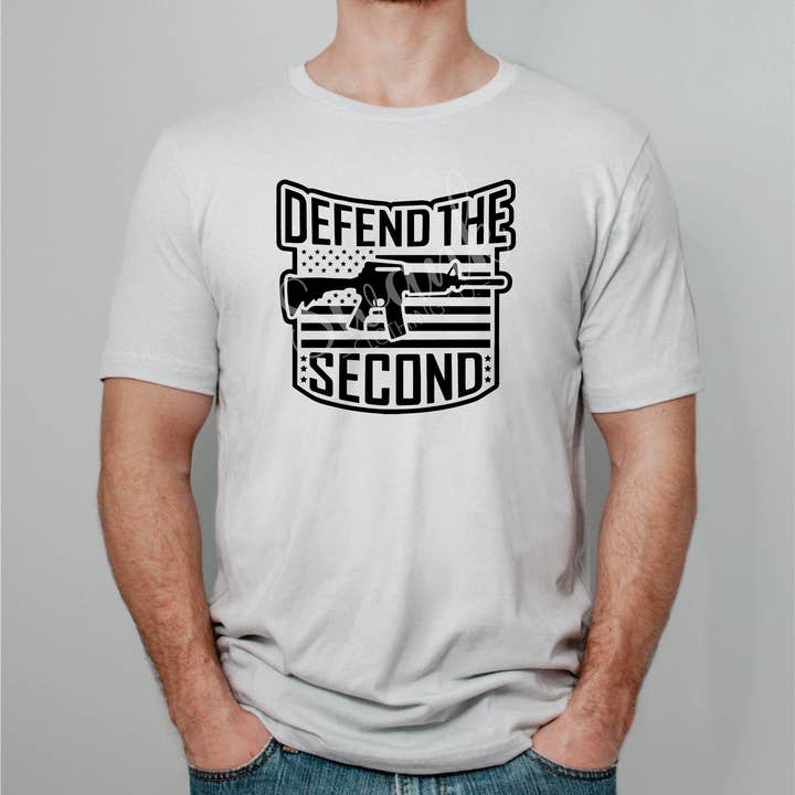 Defend the Second Amendment Graphic Tee for wholesale by Swank Clothing Co