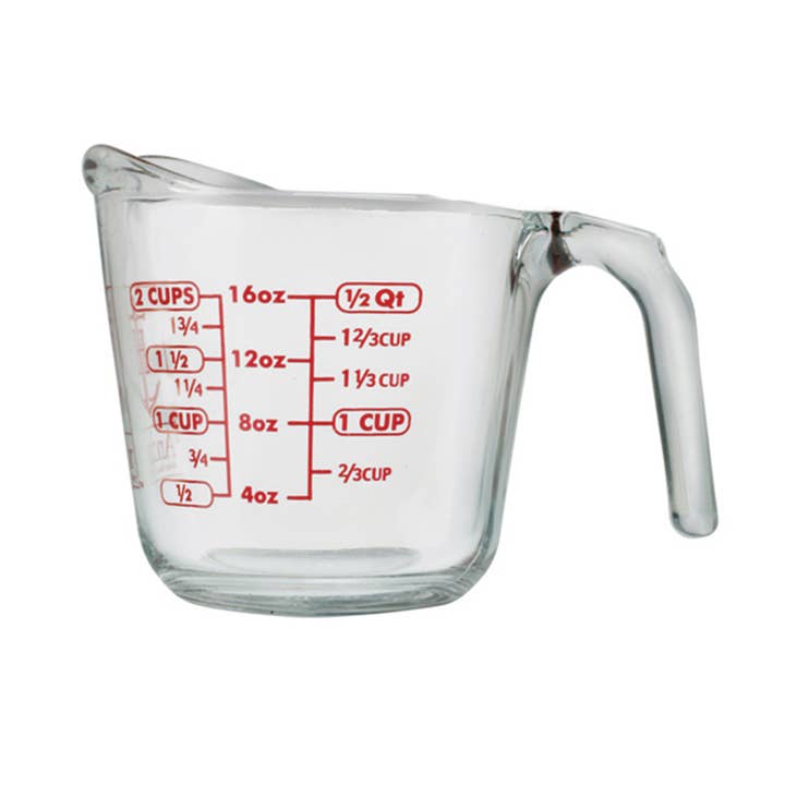 Fox Run Brands - Wholesale Measuring Cup - Anchor Hocking Fire-King Measuring Cup, 16-Ounce