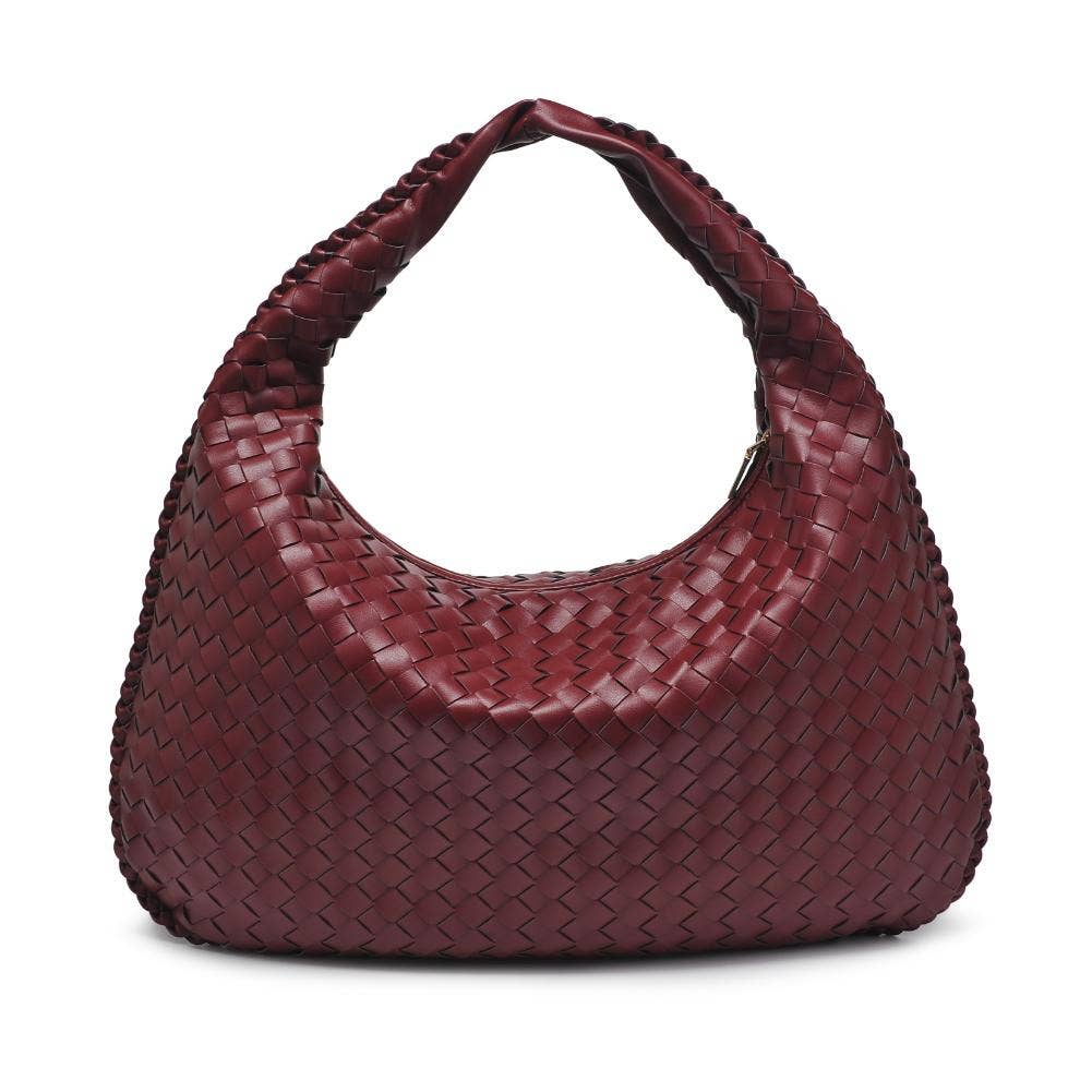 Urban Expressions – Großhandel Schultertasche – Damen – Victoria Hobo-Tasche mit geflochtenem Design aus veganem Leder21