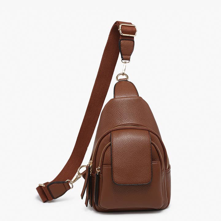 Jen & Co. - Wholesale Crossbody Bag - Women's - M2532 Sophia Sling Bag w/ Flapover Pocket