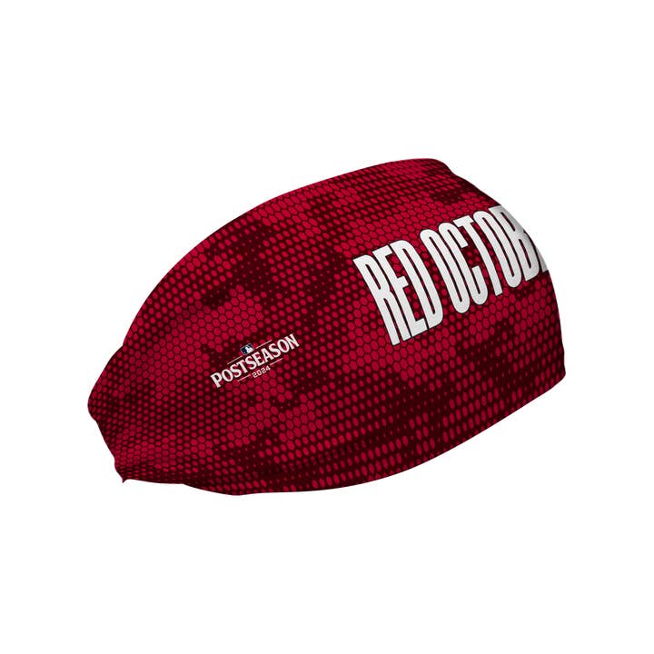 Phillies Cooling Headband: Red October Hex Camo for wholesale on Faire