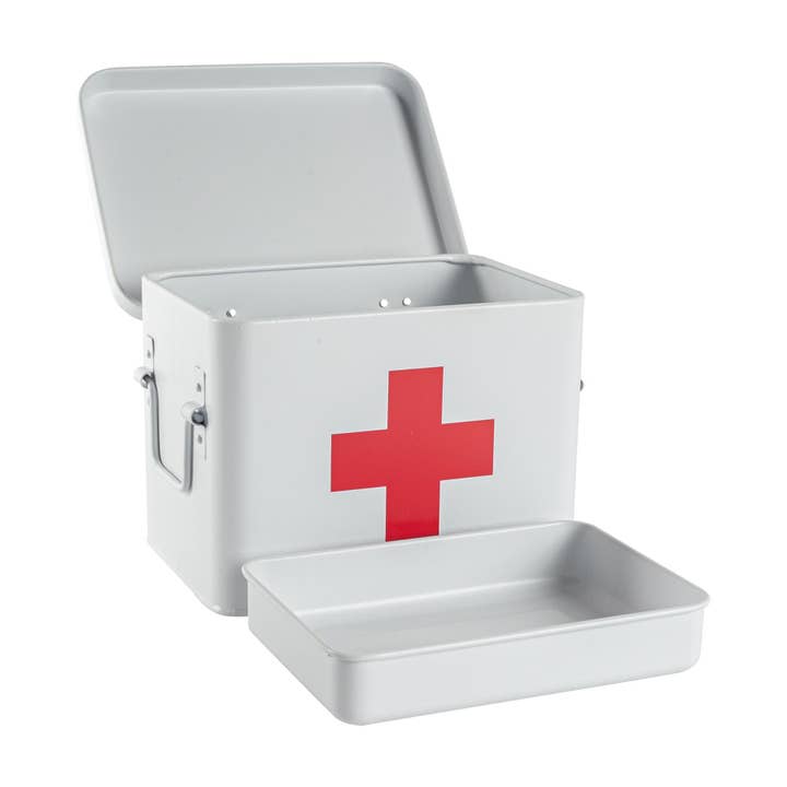 Rinkit Ltd - Wholesale First Aid Kit - Harbour Housewares First Aid Storage Canister - White3