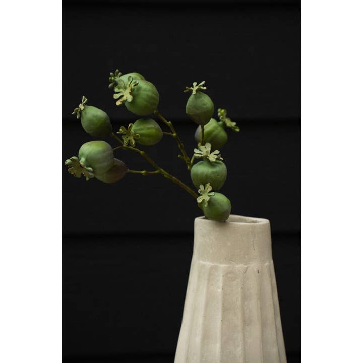 Indaba Trading - Wholesale Artificial Flowers - Poppy Pod Branch3