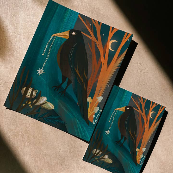 Lantern Print Co. - Wholesale Art Print - Art Print: Corvus Hollow; 5x7, 8x10