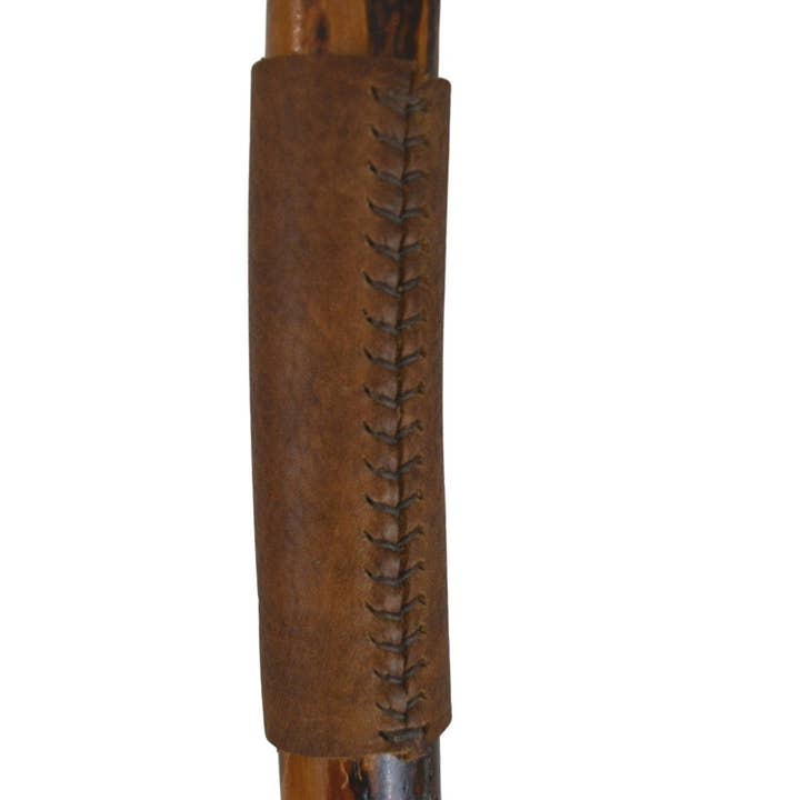 Creation Carvings LLC - Wholesale Sporting Accessories - Leather Handled Walking Stick made in the USA1