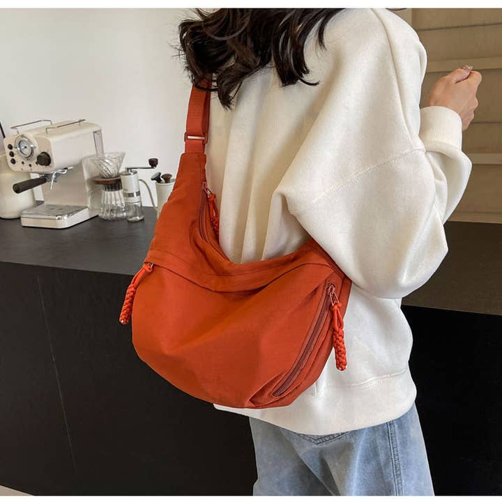 Suhkasana - Wholesale Crossbody Bag - Women's - Crossbody Dumpling Bag Moon Shoulder Sling Casual