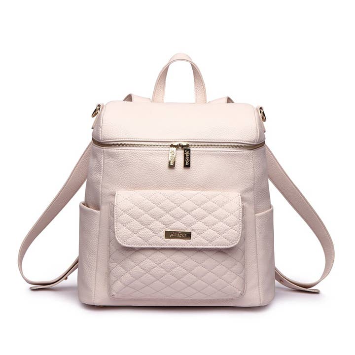 Luli Bebe - Wholesale Diaper Bag - Baby - Monaco Diaper Bag | Pastel Pink9