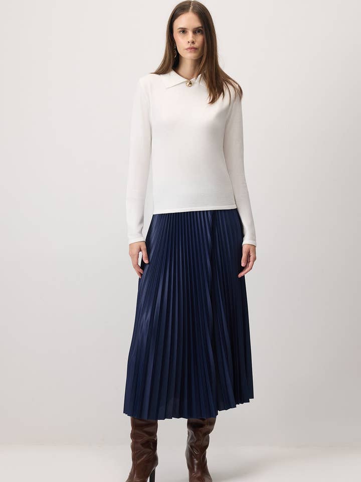 BROOCHED KNIT BLOUSE for wholesale by Touché Privé