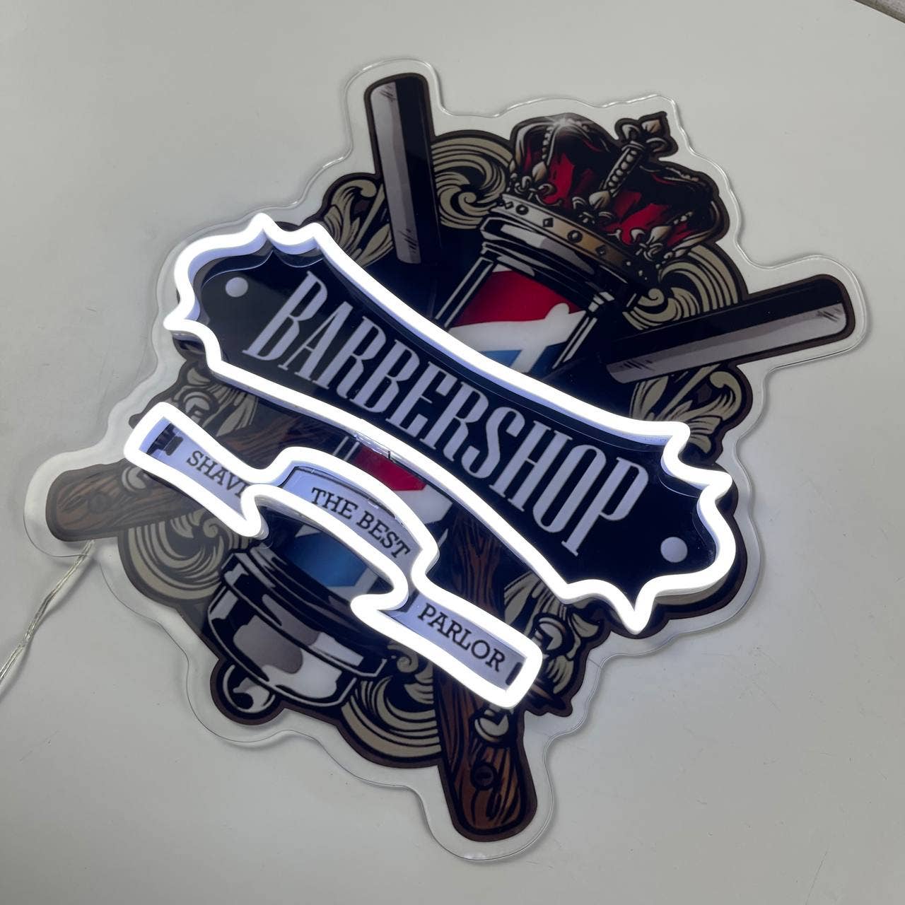 Glow Neon – Großhandel Neonschilder – Leuchtschild Barbershop Neon, Wanddekoration für Friseursalon2