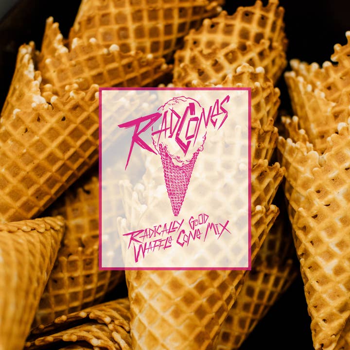 Rad Cones - Wholesale Waffle Mix - Rad Cones Waffle Cone Mix (2 x 25 lb. bags)