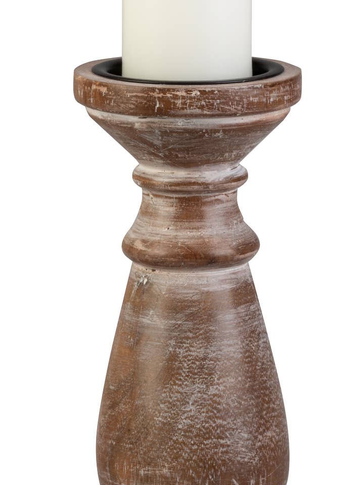 9,75" Höjd Brun Trähållare - Passar 3" Pelare för wholesale av Biedermann & Sons