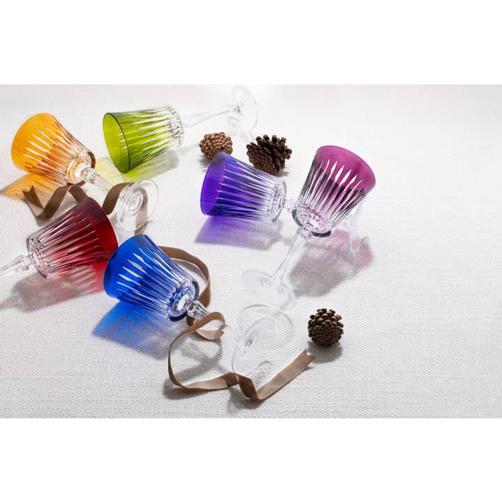 Barski - Wholesale Wine Glass - Onyx White Wine Glass Assorted, 7.5 oz. Set of 62