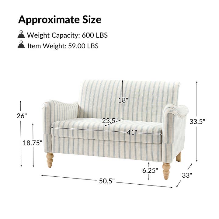 Karat Home - Wholesale Sofa - Paulina Loveseat6