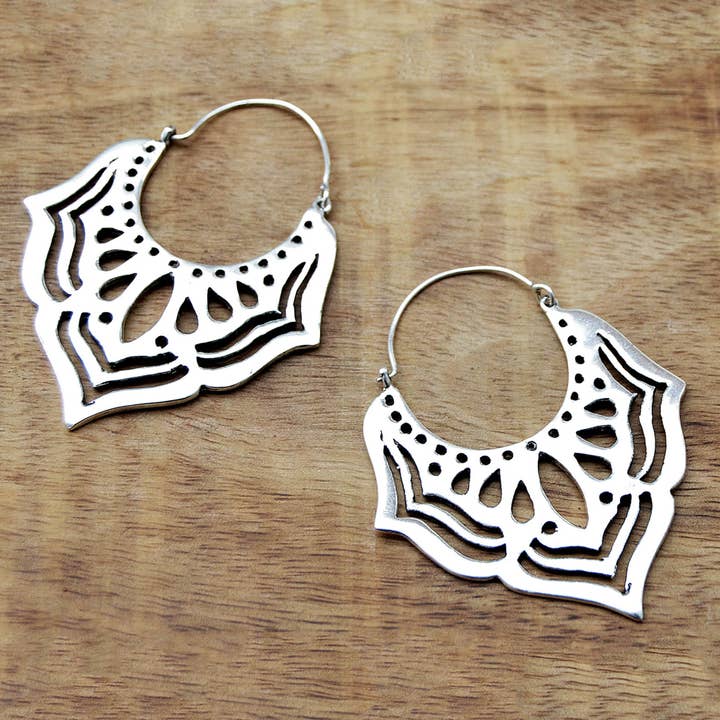 Gypsy Winds Bcn - Wholesale Dangle Earrings - Tribal Lotus Earrings3