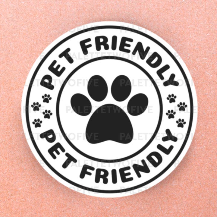 Palette Two Five - Wholesale Sticker - Pet Friendly Sticker, Dog Friendly Sticker 3.15x3.15"0