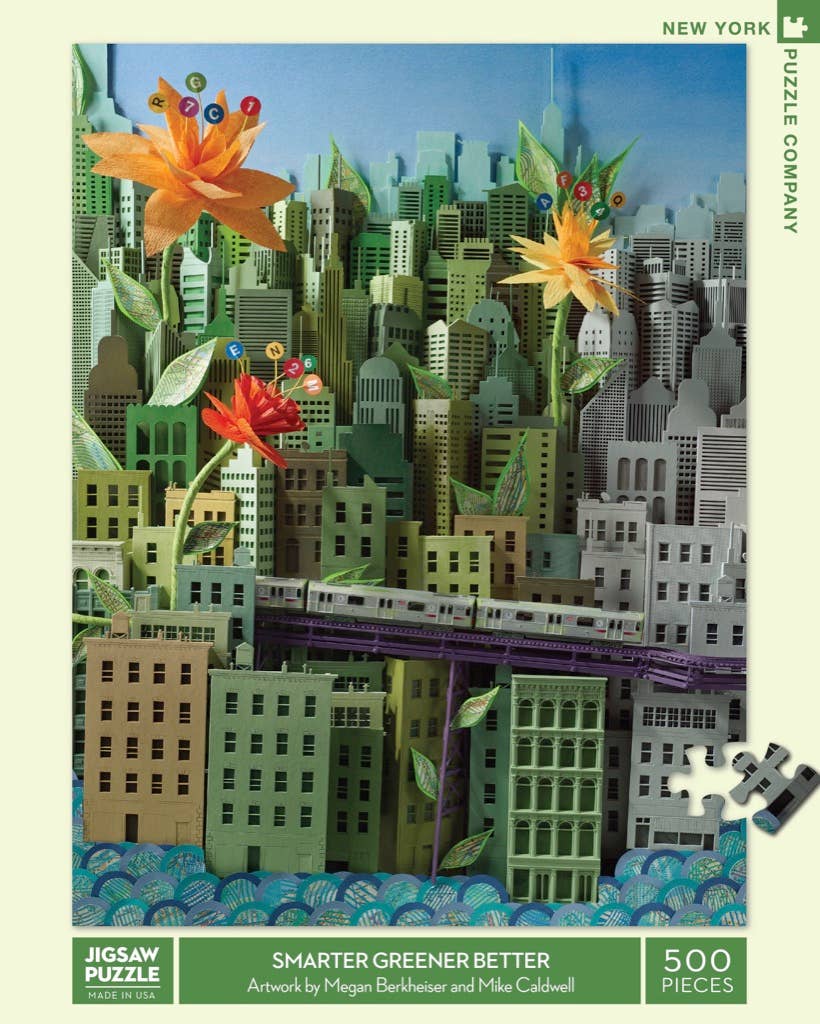 New York Puzzle Company 500 Piece Jigsaw Puzzle Paul Thurlby London Collage