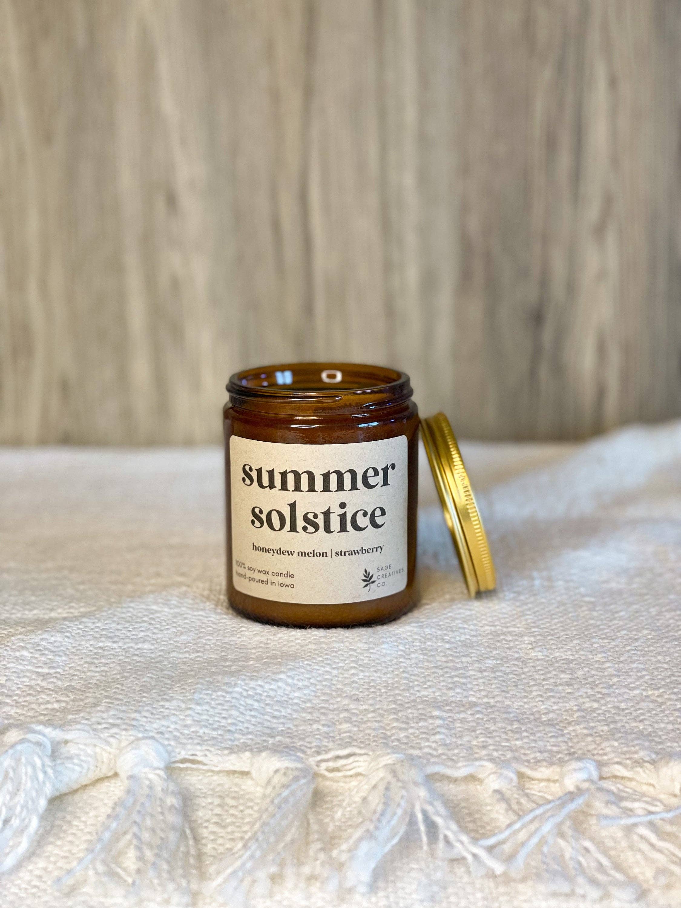 Sage Candle Co. - Vente Bougie en bocal - Solstice d'été - Bougie 100% cire de soja4