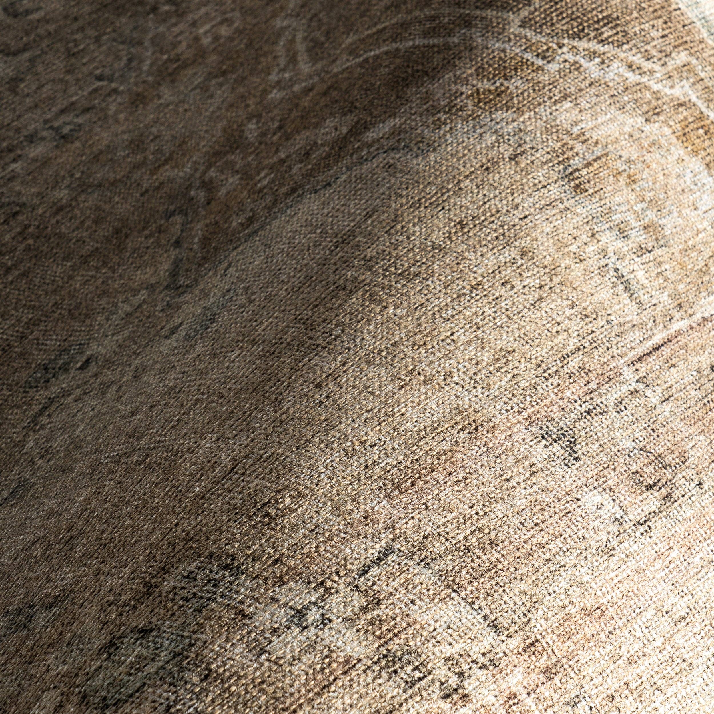 Beige Hillstone Collection Ahmeira Traditional Vintage Medallion Area Rug for wholesale on Faire5