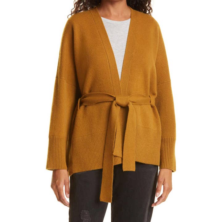 Binds-Talje Cashmere Cardigan for engroshandel hos Khangri Textiles