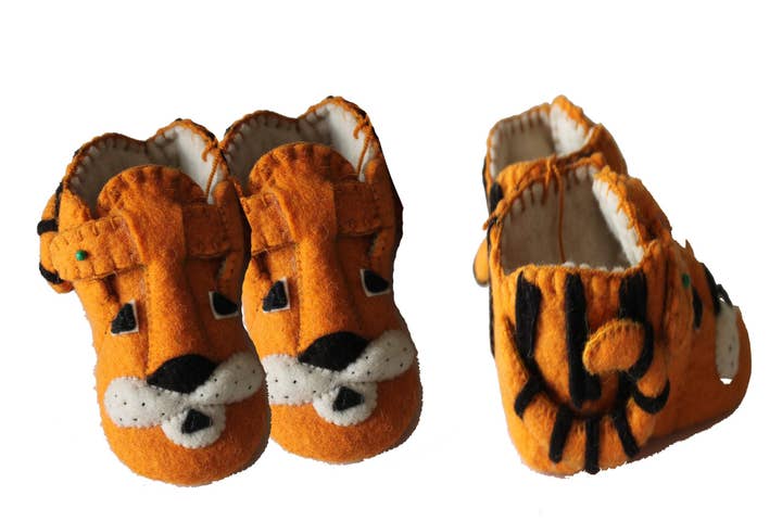 Silk Road Bazaar - Wholesale Booties - Baby - Tiger Zooties (1-2YR)0