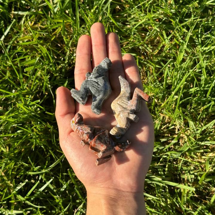 Earths Elements Wholesale - Wholesale Retailer Sample - Home Decor - Crystal Animal - Tyrannosaurus Rex Soapstone1