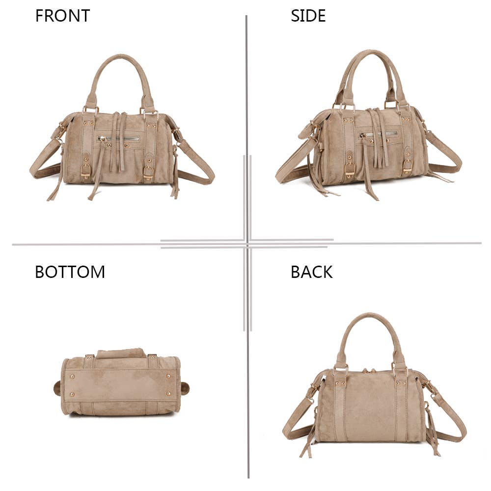 Gallantry - Venta al por mayor Bolso con correa - Mujer - Skyla Pequeño Ante Dorado22