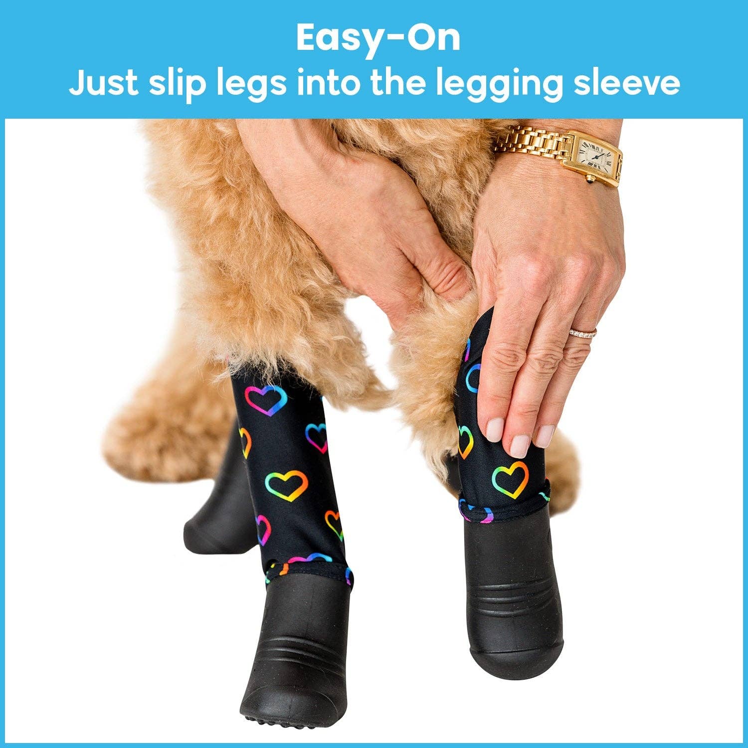 Walkee Paws – Großhandel Pfotenschutz für Haustiere – Deluxe Easy-On Hundestiefel-Leggings5