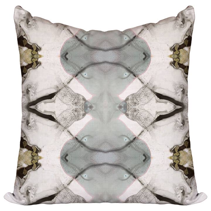 Icicles Pillow for wholesale by Windy O'Connor Art & Home