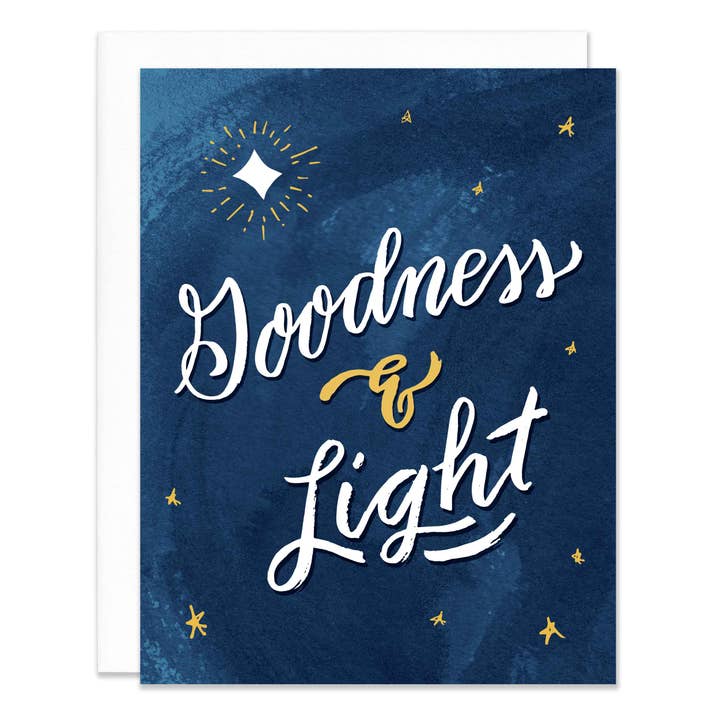 Carte bonté et lumière pour la vente par Joylark Studio