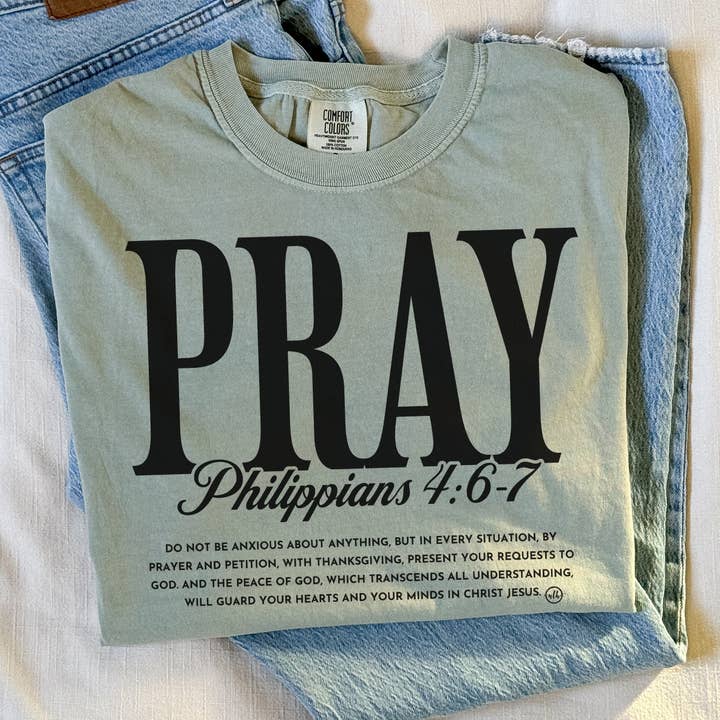 Camiseta Cristã de Oração com Escritura por atacado de Never Lose Hope Designs