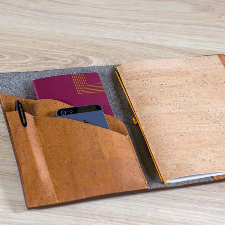 Corkor - Wholesale Notebook - Portfolio with 32 pages Recycled Paper Notebook Cork10