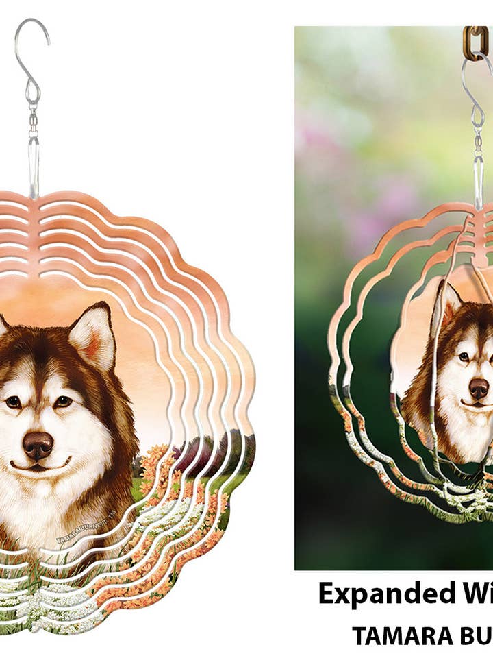 Malamute d'Alaska Rouge et Blanc - Éolienne pour la vente par Pet Gifts USA, LLC