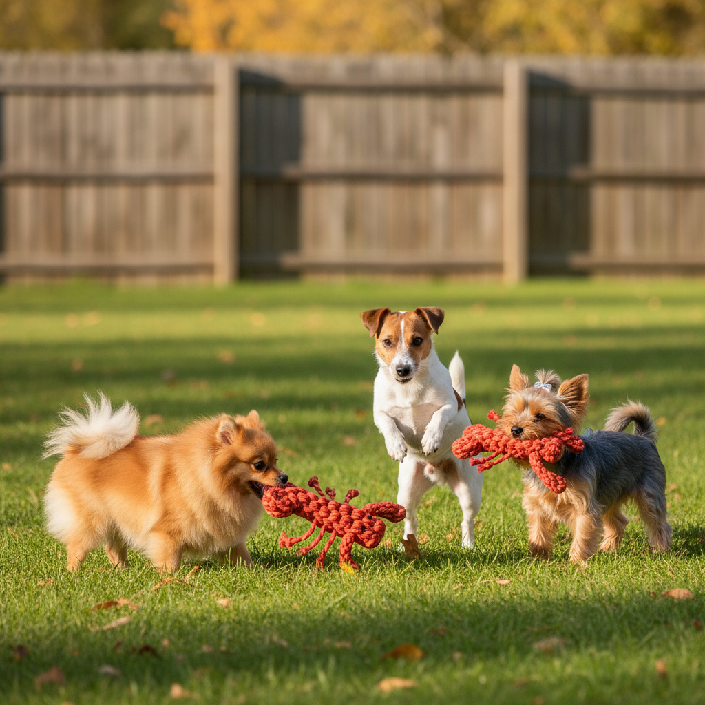 Monli Handcrafted Pet Toys – Engroshandel Tovlegetøj - Hund – Nyhed: Coral Pop Hummer Kæledyrslegetøj | Tykere og Stærkere9
