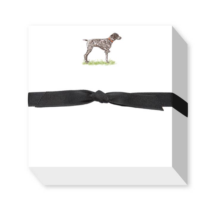 GERMAN SHORTHAIRED POINTER CHUBBIE NOTEPAD for wholesale by Donovan Designs