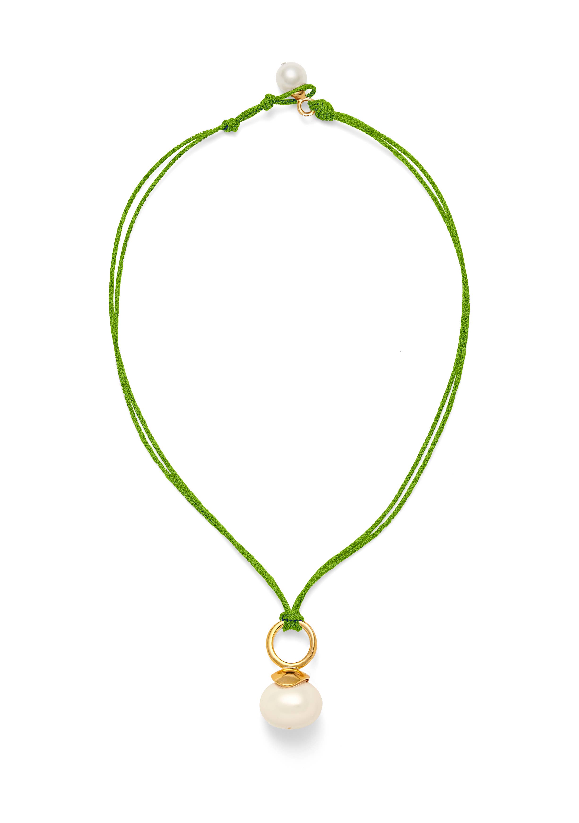 CC & Co by Catherine Canino - Wholesale Pendant/charm necklace - Pebble Pearl Cord Pendant13