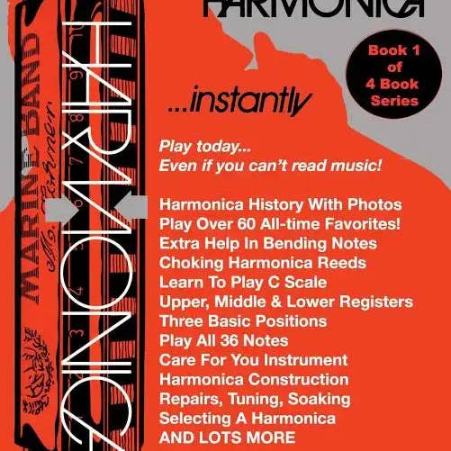 Books by splitShops - Wholesale Arts & Entertainment - How To Play Harmonica Instantly: The Book 1 - Paperback