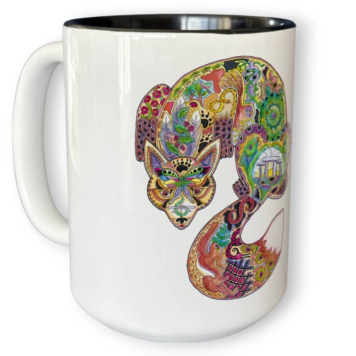 Fox 15 oz Mug for wholesale by EarthArt International