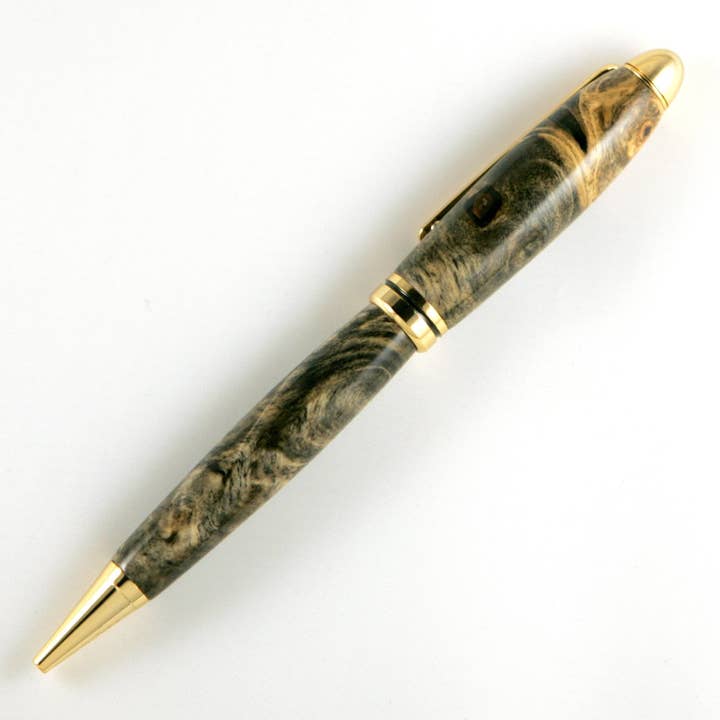 Buckeye Burl Designer 24kt guld Twist Pen for engroshandel hos Woodnotch